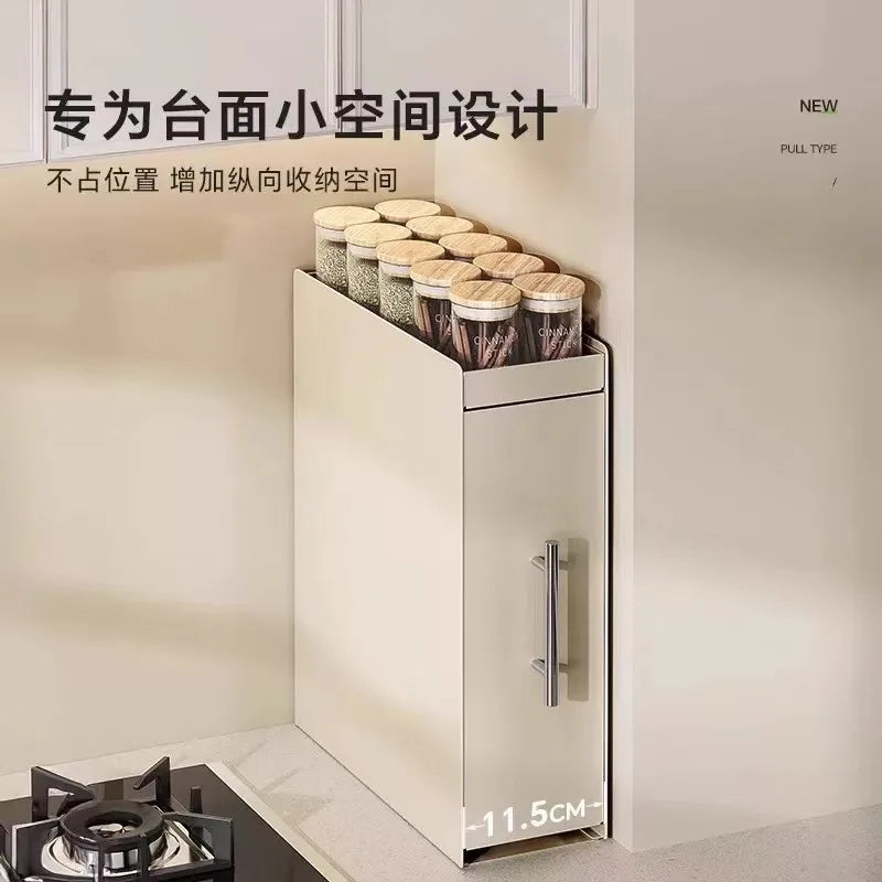 Kitchen Spice Rack Organizer Countertop Storage Shelf for Spices Seasonings No Assembly Required Available with Or Without Hooks