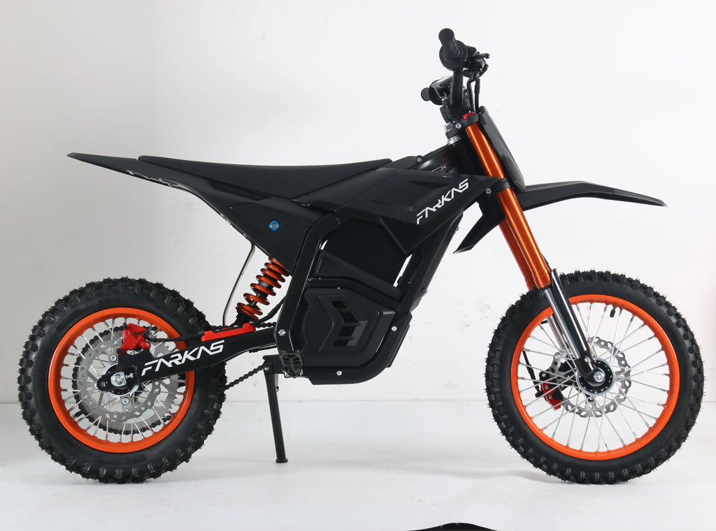 Dropshipping Electric Motocross Bike 60V 27AH 1600W,40Mph,37 Miles,Urban Commuting Front 17";Rear 14" Off-Road Electric Bike
