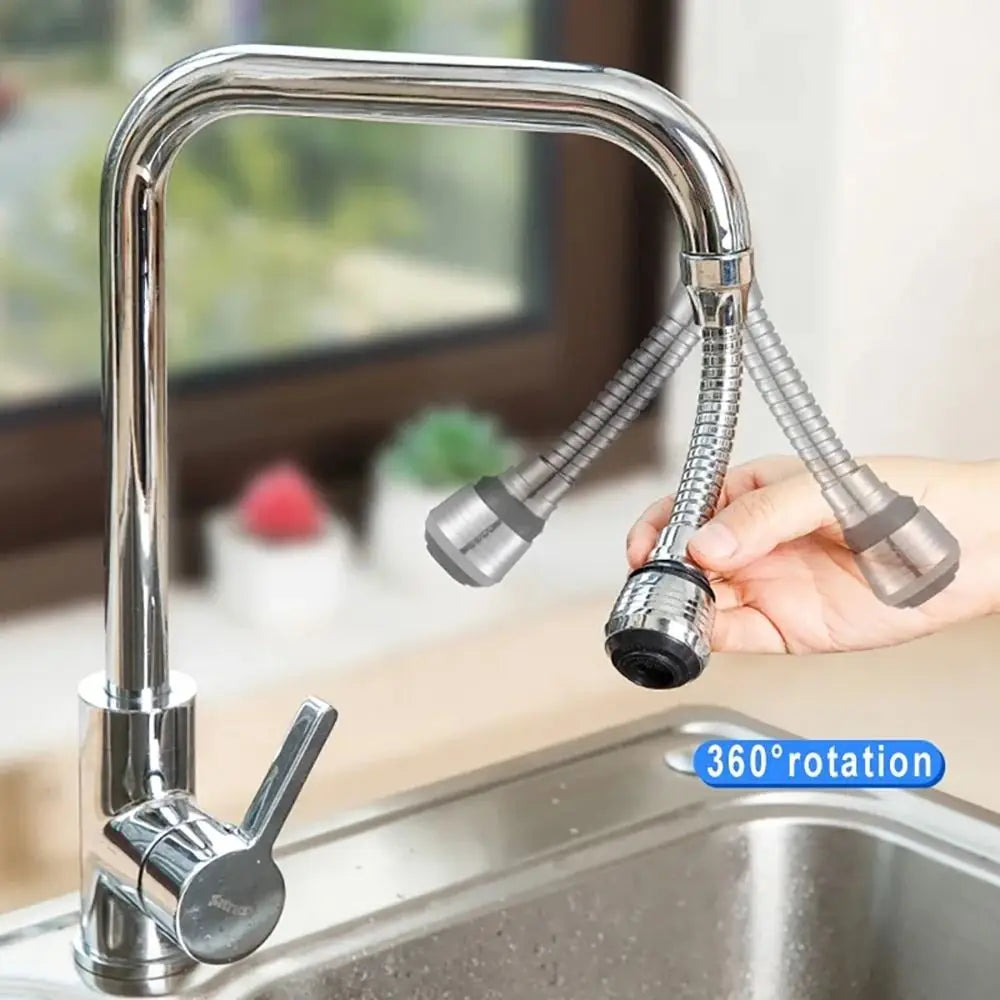 1Set Booster Nozzle Extender 360 Degree Faucet Water Saver Universal Rotating Bubbler Dual Mode Bathroom Kitchen Tools