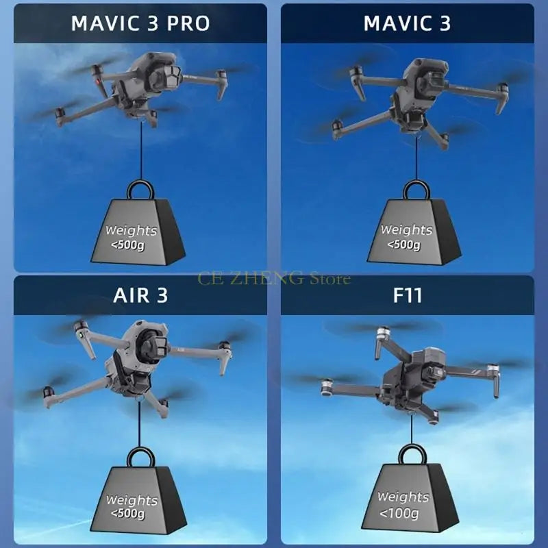 Drones Baits Throwr General Payload Delivery Thrower Air Dropper Device for Drones