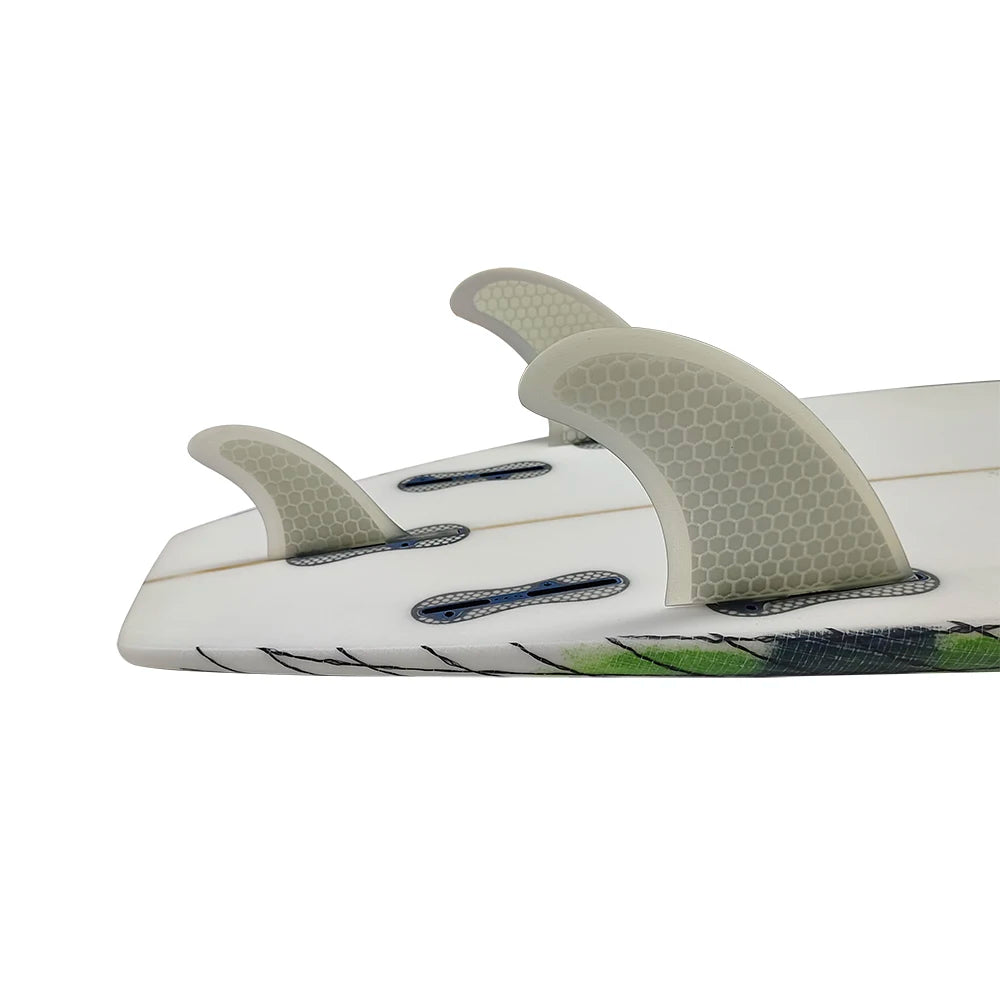 T1 Size Tri Fins Honeycomb Carbon Surfboard Fins UPSURF FCS 2 Fins For Sup Accessories Thruster Surfing Fins Board Stabilizers