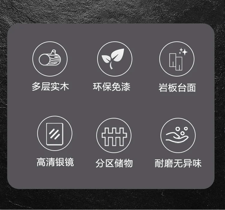 Washbasin Floor Bathroom Cabinets Vintage Drawer Light Toilet Bathroom Cabinets Intelligence Partition Mobiletto Bagno Furniture