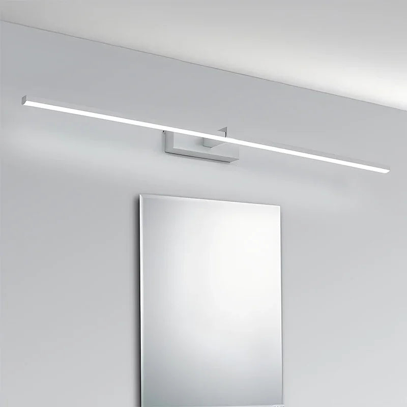 Modern Bathroom 100cm Mirror-front Lamp Bedroom Bedhead Home LED Wall Lights Aluminum Simple Strip Indoor Makeup Mirror Lighting