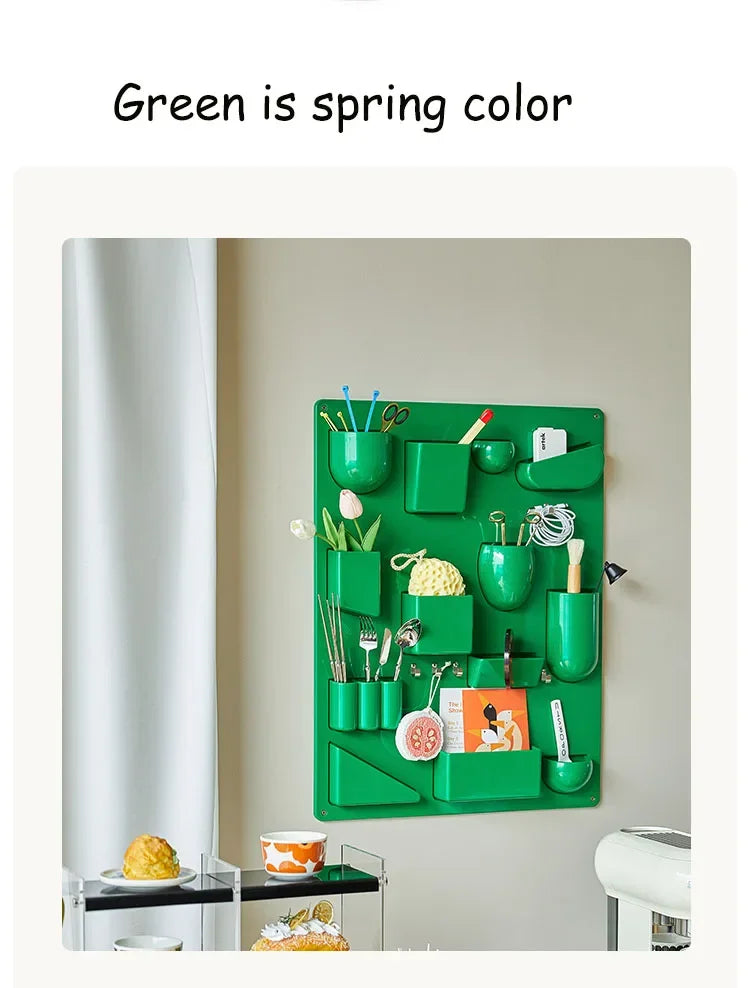 Wall Holder Offices Kitchens Organizer Desktop Shelf Nordic Wall Storage Rack Organiser For Workshops Bathrooms Children's Rooms