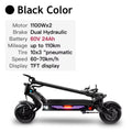 KAABO Mantis King GT 60V 24Ah Battery 1100W*2 Motor 70km/h Full Hydraulic Brake Central Display IPX5 WaterProof Electric Scooter