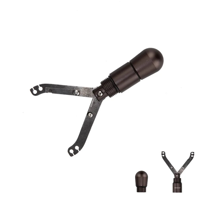 Outdoor Camping Hiking Stick DIY Self Defense Handle Tool Accessory Shovel Extra Extended Handles for Camping Gear