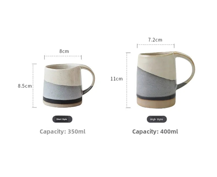 Tlife Japanese Sle Cerc Coffee Cup Vintage Small Batch Mugs Couple Cups Day Night Home Use Handmade Available