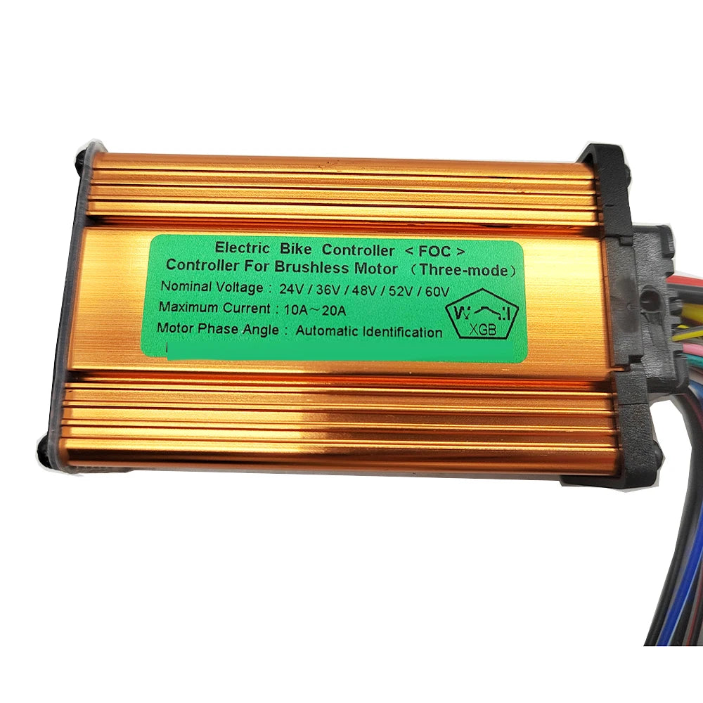 Electric Bike/Bicycle E-bike E-scooter Brushless Controller 24V 36V 48V 60V 250W 350W 10A 12A 13A 15A 18A 20A