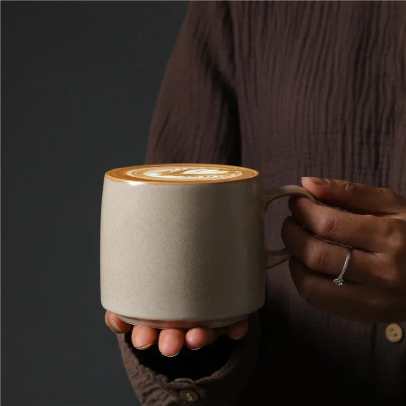 Ceramic Breakfast High-Looking Couple Water Cup Stoneware Coffee Cup Vintage Mug Nordic Creative