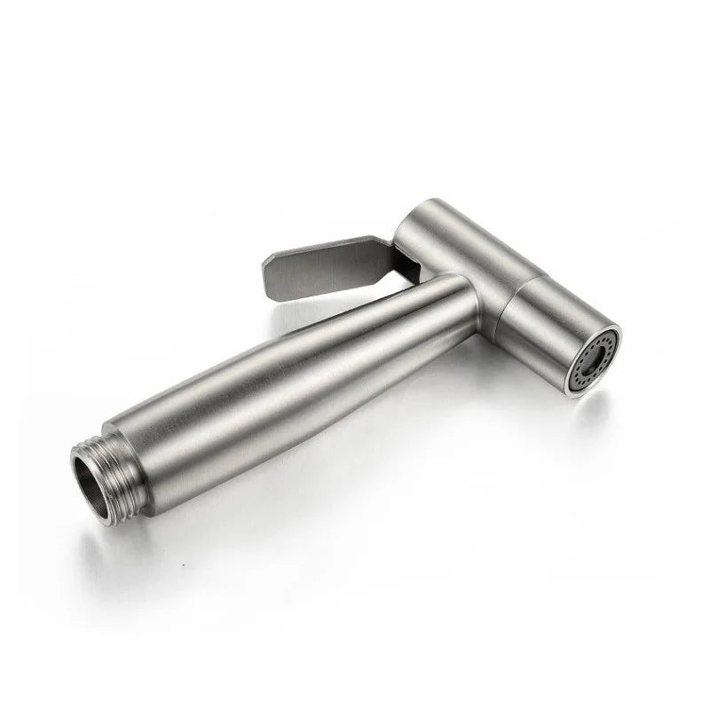 Stainless steel bathroom multi-function handheld toilet spray shower suit toilet spray self-cleaning washing kit