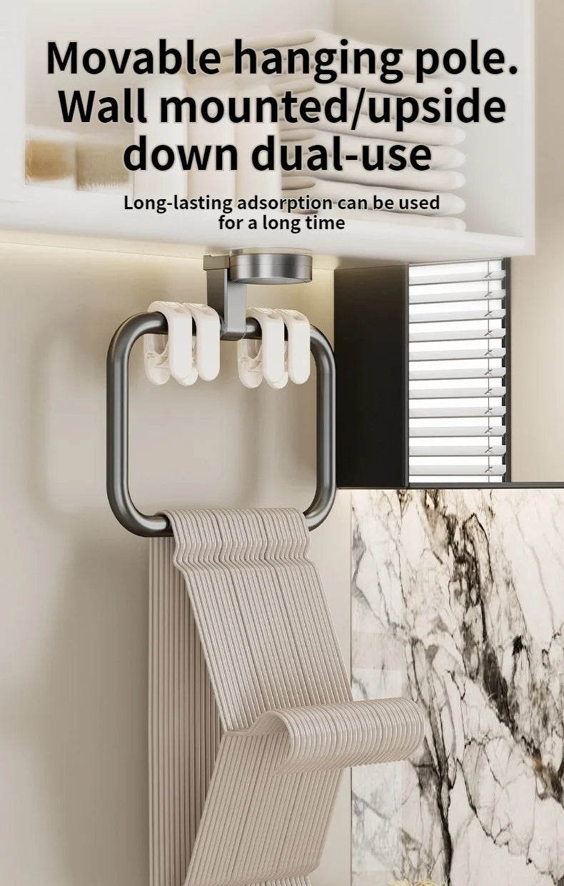 No Need To Drill Suction Cup Towel Ring Bathroom Towel Rack Kitchen Rag Rack Bathroom Toilet Wall Hanging Towel Rack