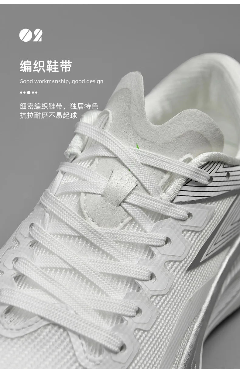 Carbon Plate Air Cushion Men Sports Running Shoes Marathon Breathable Lightweight Women's Comfortable Athletic Nonskid Sneakers
