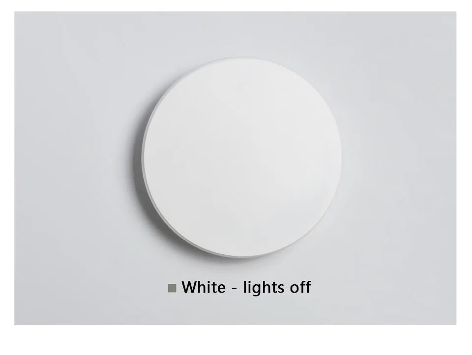 Round wall lamp/modern minimalist style bedroom bedside table staircase porch LED light source human body touch sensor
