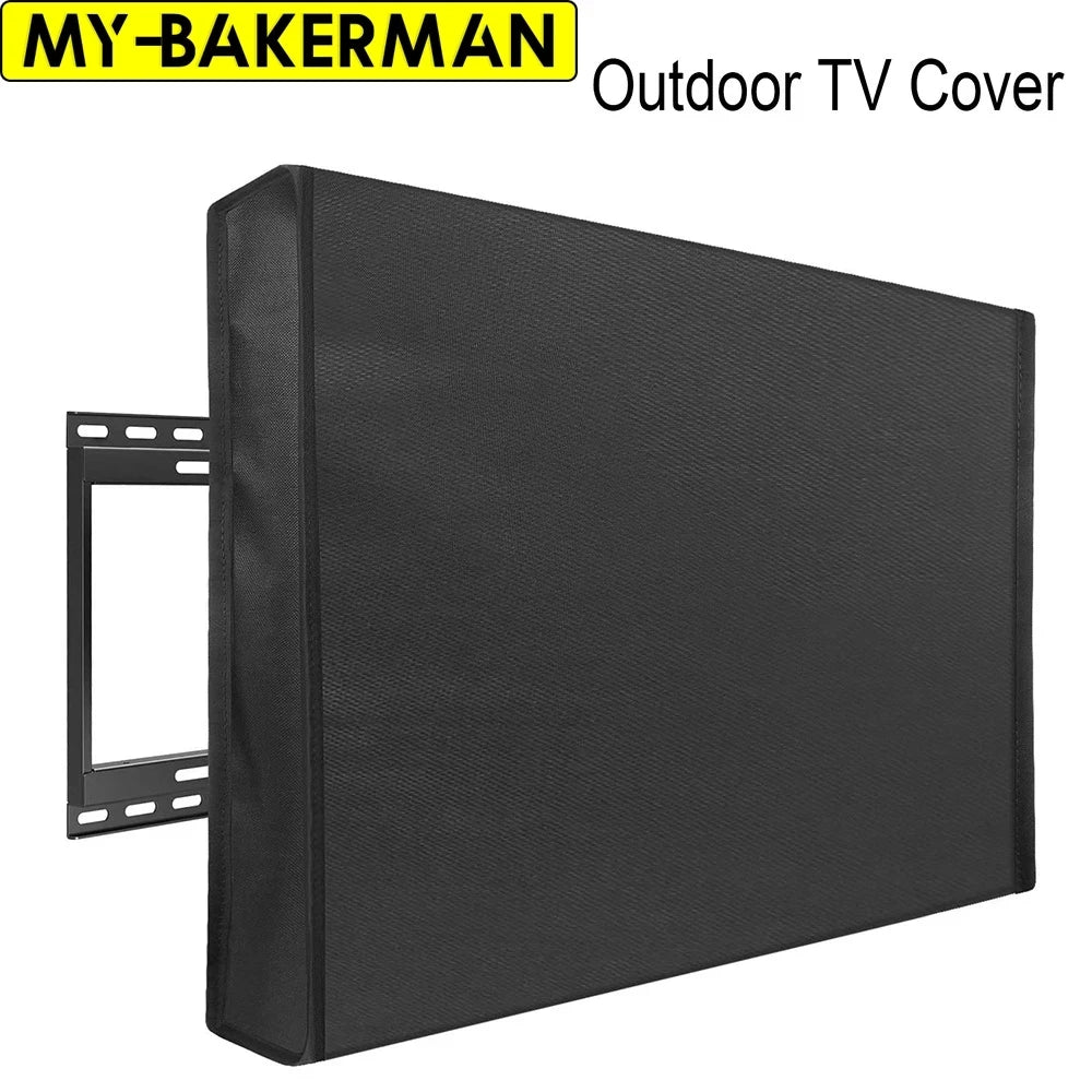 22 Inch to 75 Inch Outdoor TV Cover Screen Dustproof Waterproof Cover Sleeve Cover High Quality Oxford 600D Black Beige TV Box
