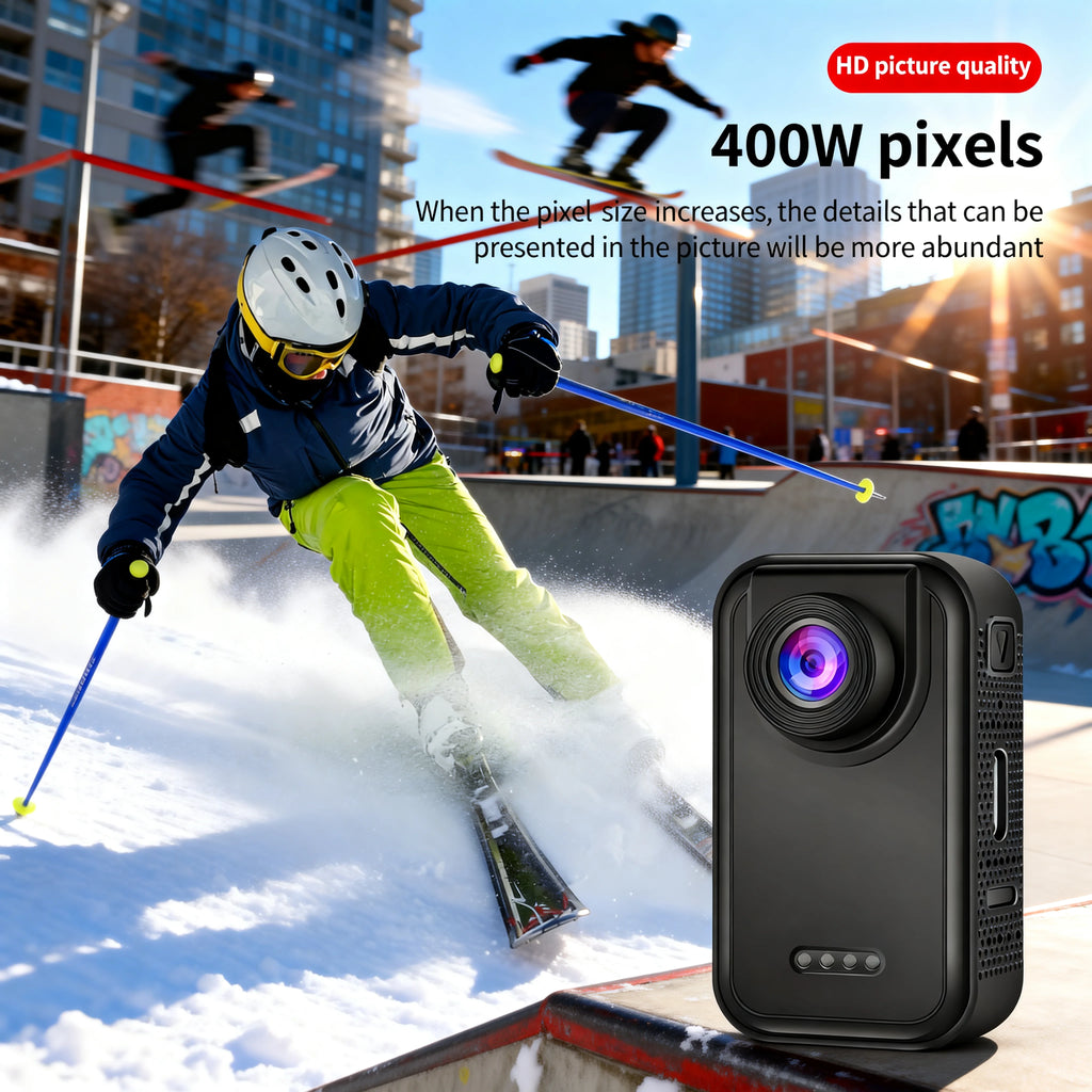 1080p HD thumb camera, one-click quick shot, portable 2K compact HD recorder, cycling, mountaineering, outdoor sports camera