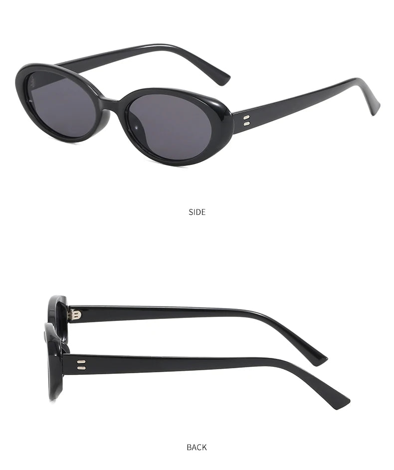 4pcs/7pc Small Oval Sun Glasses Vintage Oval Sunglasses 2024 Men Small Oval Sun Glasses Retro Fashion Women Sun Glasses Oculus ﻿