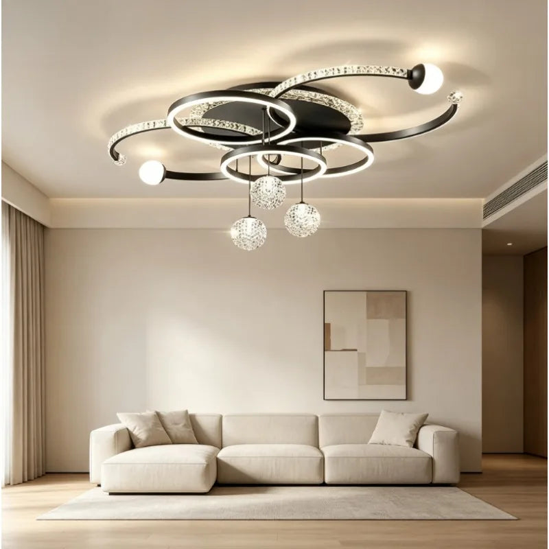 Modern Light Luxury Master Bedroom Pendant Lamp LED Creative Restaurant Lamp Villa Bedroom Interior Decoration Lighting Fixtures