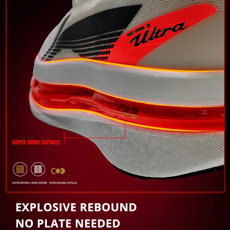 [Suguru Osako Style] Li-Ning Men's RED HARE 9 ULTRA Racing Running Shoes BOOM FIBER  Breathable Light LiNing Sneakers ARPW007