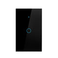 Smart Wifi Touch Switch Neutral Wire/No Neutral Wire Required US 1/2/3/4 Gang Light Switch Works with Tuya Smart Life App