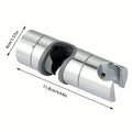 Universal Shower Head Holder Adjustable 18~25mm ABS Chrome Shower Rail Holder Bathroom Accessories Shower Mounting Brackets Univ