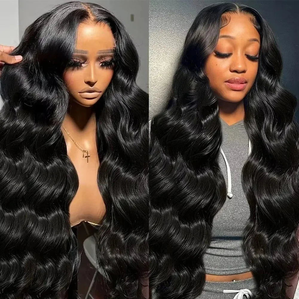 220% Density 40In Body Wave 13x6 HD Lace Frontal Wigs Pre Plucked 5x5 Lace Wigs For Women 13x4 Lace Front Wig 360 Human Hair Wig