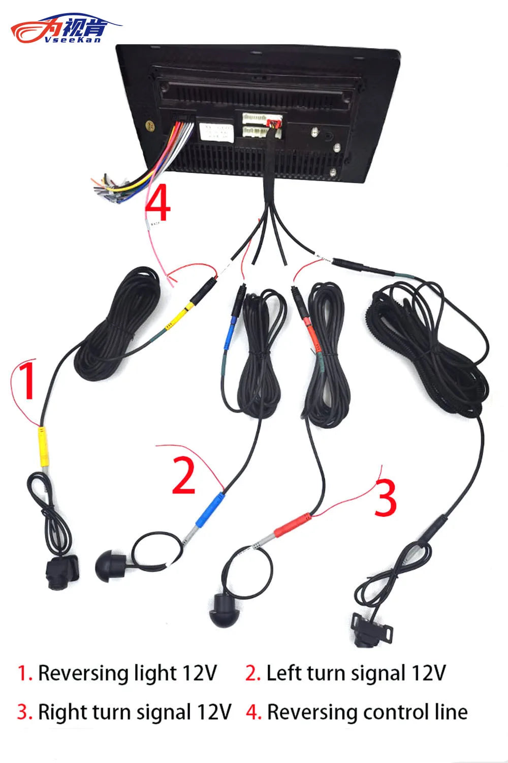 Car Camera 360 Degree Panoramic Imaging System 3D AHD 720P 1080P Four Way Camera HD Night Vision 2053/4007 1022 SN307 6048 WDR