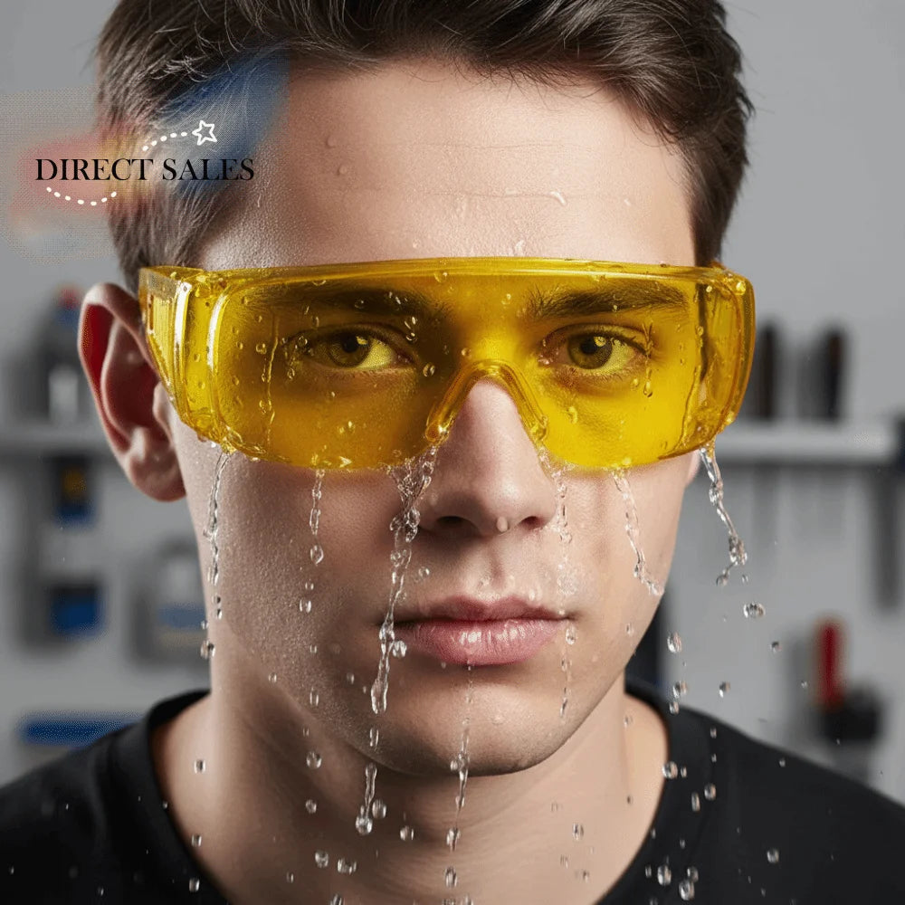 Waterproof Water-Sprinkling Festival Glasses Large Frame Colorful Multifunctional Glasses Windproof Multicolour Cycling Glasses
