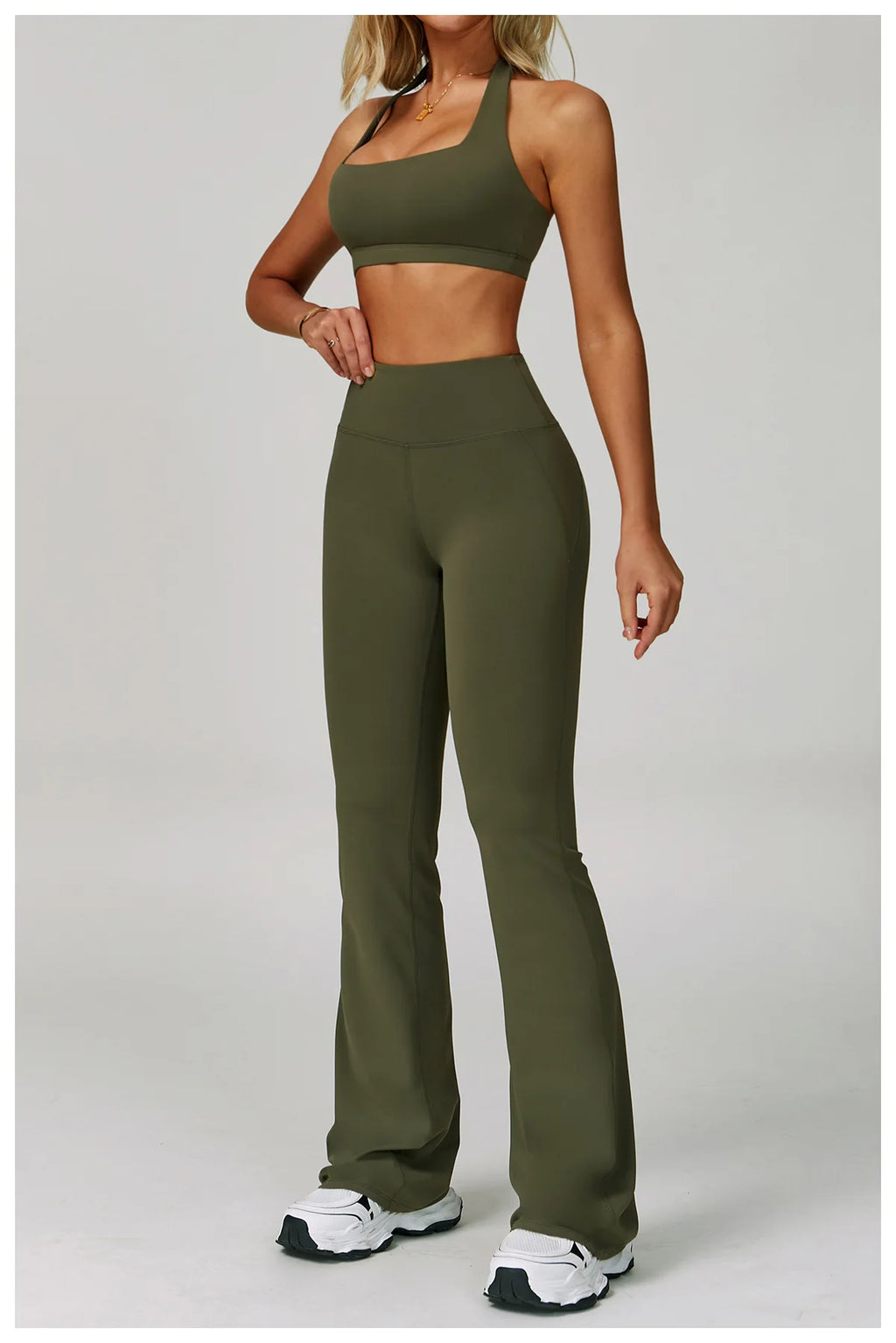 Women's Tracksuit 2 Piece Set Fitness Clothes Yoga Sets Sportswear Workout Bra High Waist Leggings Set Gym Clothing Sports Suits