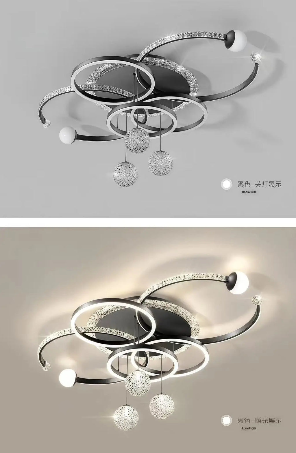 Modern Light Luxury Master Bedroom Pendant Lamp LED Creative Restaurant Lamp Villa Bedroom Interior Decoration Lighting Fixtures