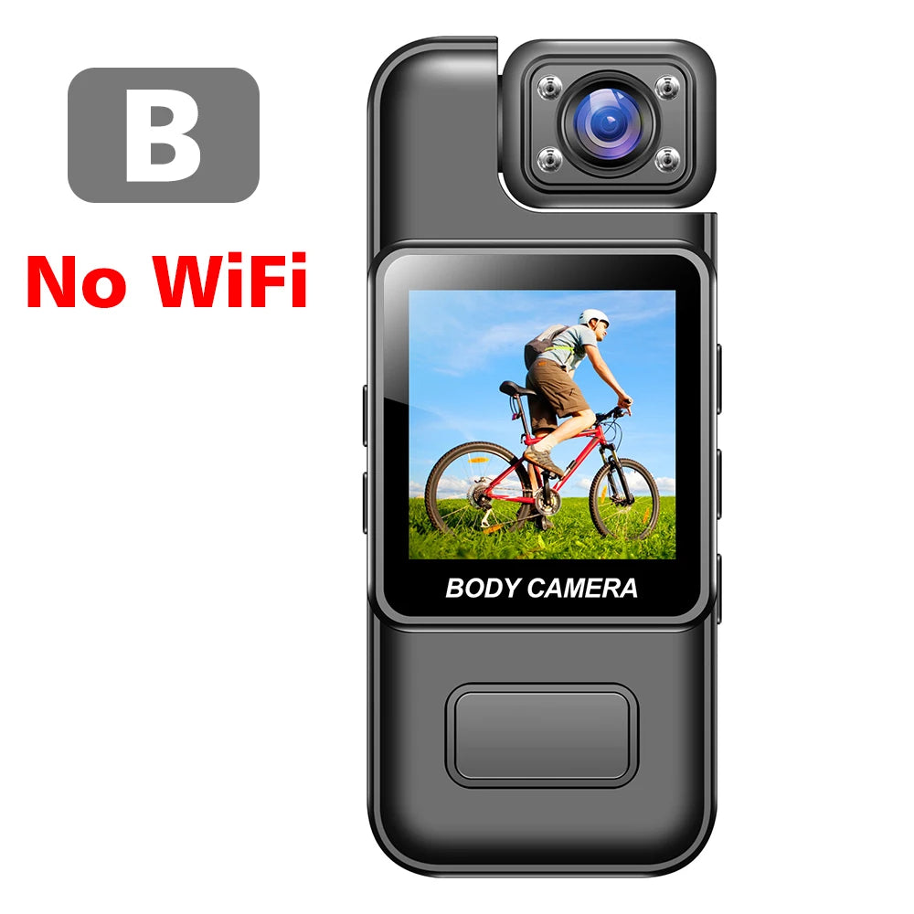 HD 4K Wifi Hotspot Mini Camera Portable Digital Bodycam Night Vision DVR Mini Police Camera