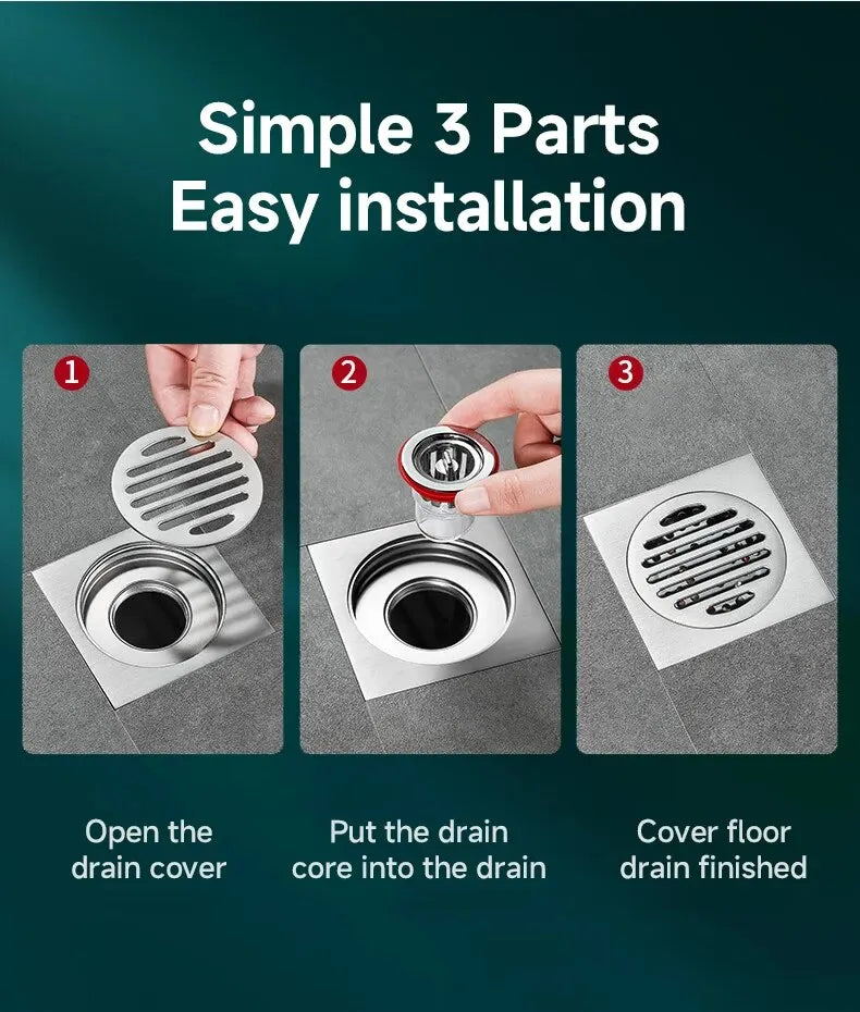 Odor Proof Floor Drain Valve-Sewer Core Backflow Preventer Shower Floor Drain Plug for Kitchen Bathroom Toilet Sewer
