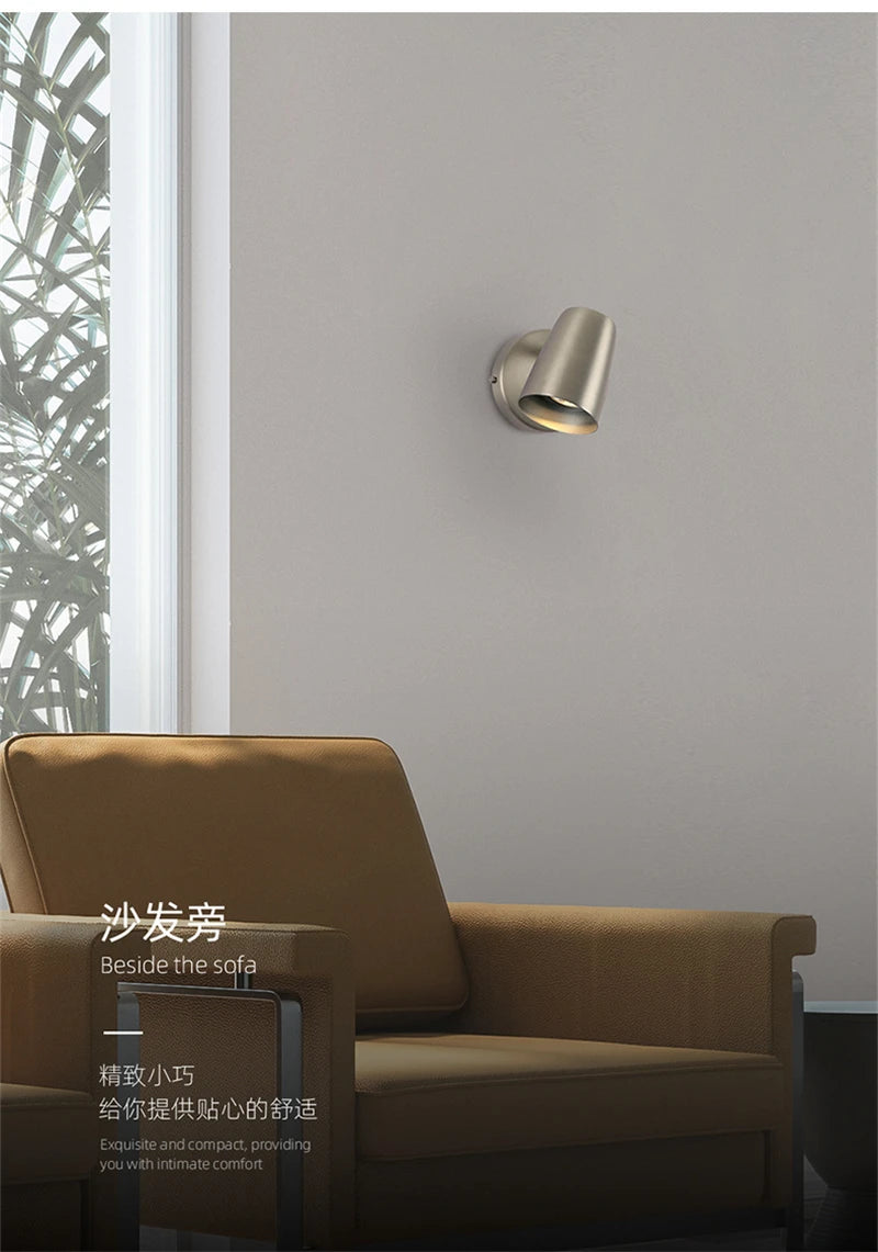 Room Decoration Led Wall Lights Indoor Bedroom Lamp Picture Light Reading Modern Minimalist Creative Hotel Retro Wall Light