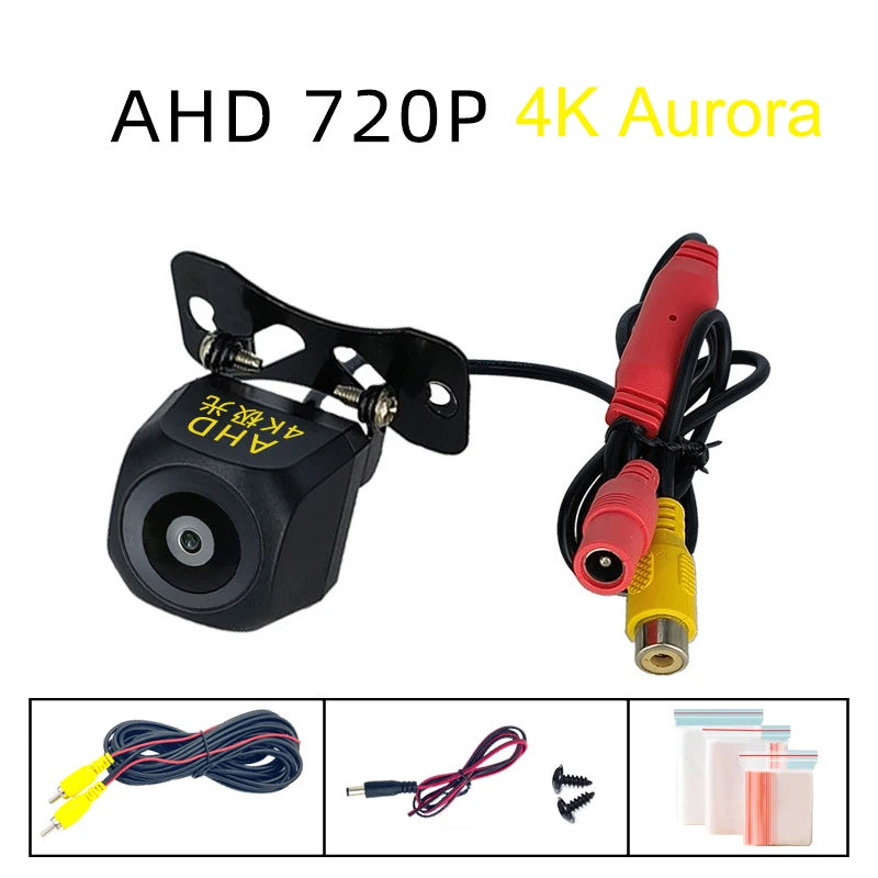 NEW AHD Car Rear View Camera 12V Night Vision Backup Parking Reverse Camera Waterproof HD Color Image Video Vehicle Camera