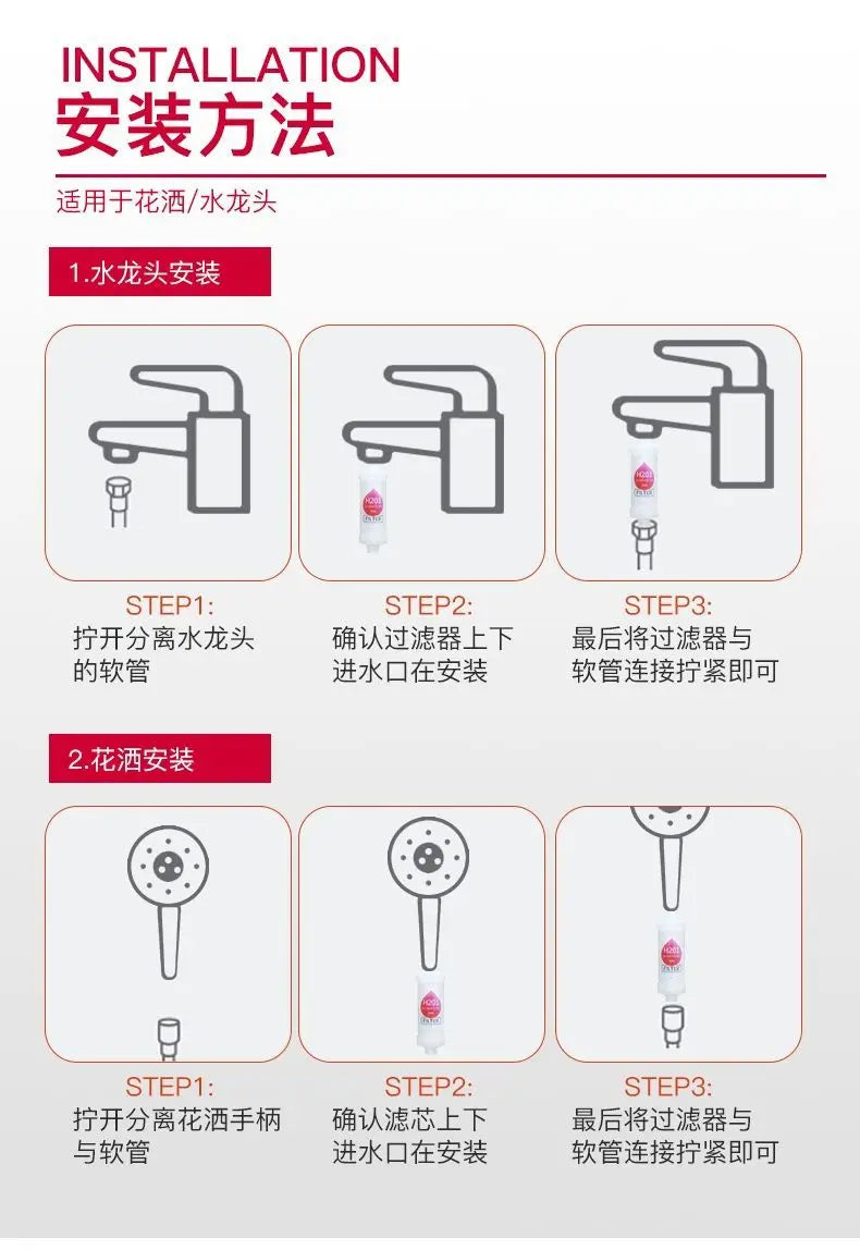 Filter For Shower Scented Shower Head Water Softener Improve Hair Skin Removal Shower Purifier Bathroom Accessories