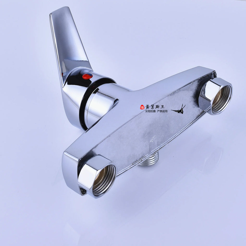 Brass Shower Faucet Mixer Valve Set with Shower Head and Hidden Switch for Bathroom Hot and Cold Water Tap  Bath