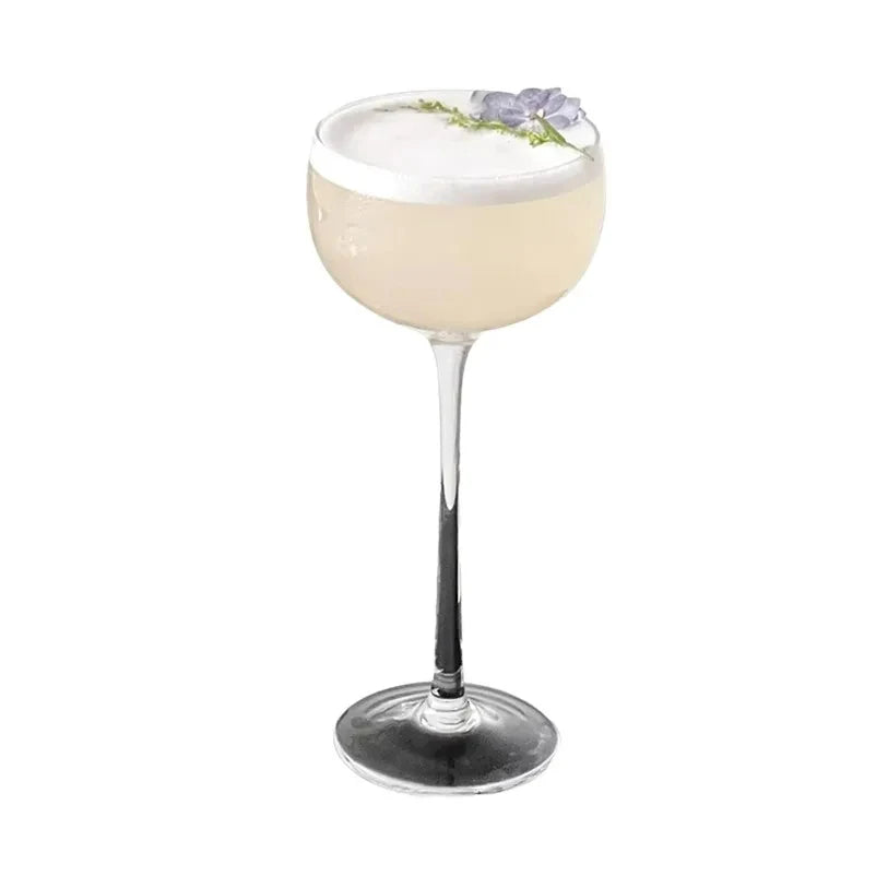 Japanese Handmade Cocktail Martini Glasses Slightly Tipsy Wine Glasses Crystal Tower Cups Goblets Tea Wine Glasses
