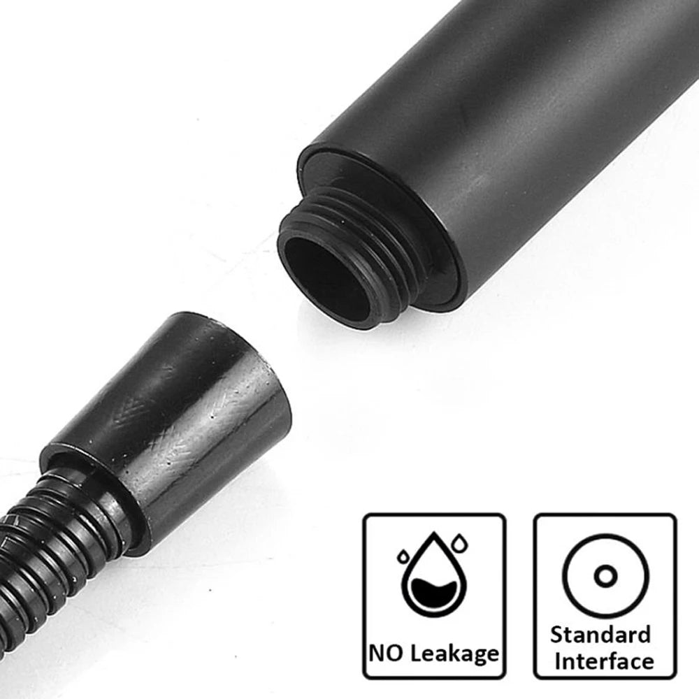 Propeller Pressurized Shower Head High Pressure With Stop Button Filter Water Saving Rainfall Showerhead Bathroom Accessories