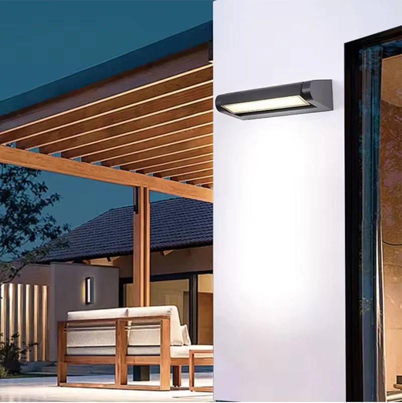 Outdoor Wall Light LED 350Adjustable Angle Waterproof Wall Lamp Aluminium Garden Porch Home Balcony Home Decor Lighting