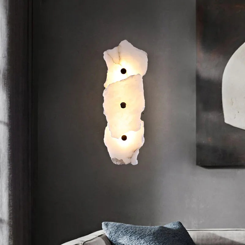 Modern Light Luxury Marble Wall Lamp Bedroom Bedside Tv Background Aisle Corridor Lighting