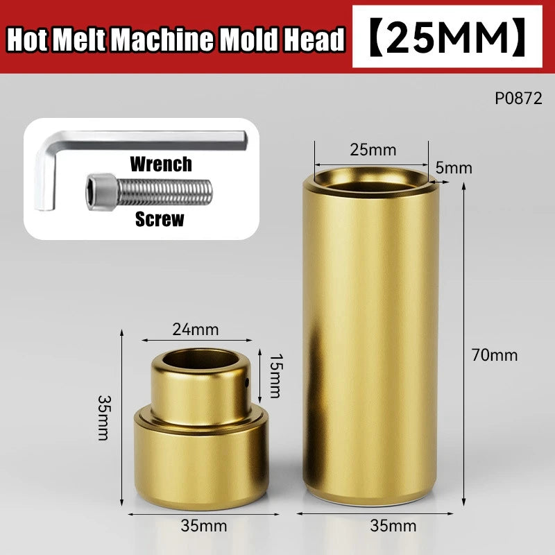 Pipe Welding Machine Accessories Extended Tube Hot Melt Mold Head PB/PP/PE/PPR Pipe Welding Tools for Home Plastic Water Pipe