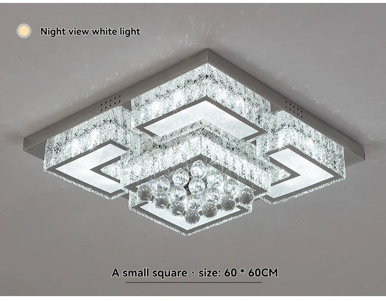 Modern Light Luxury Ceiling Led Crystal Ceiling Light Home Decoration Home Decoration Bedroom Dining Room Kitchen Lighting
