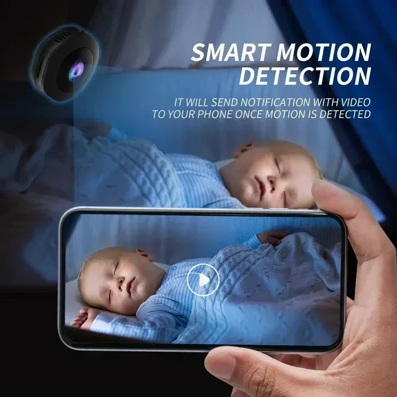 New 4K HD Mini Wireless Camera Portable Cam Night Vision Camcorder WiFi Remote Monitor Video Voice Recorder Security Camera