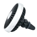 Car Air Vent Fan with Colorful Breathing Light USB Powered 3 Speed Wind Cooling Fan 360° Rotatable Quiet Fan Car AC Fans