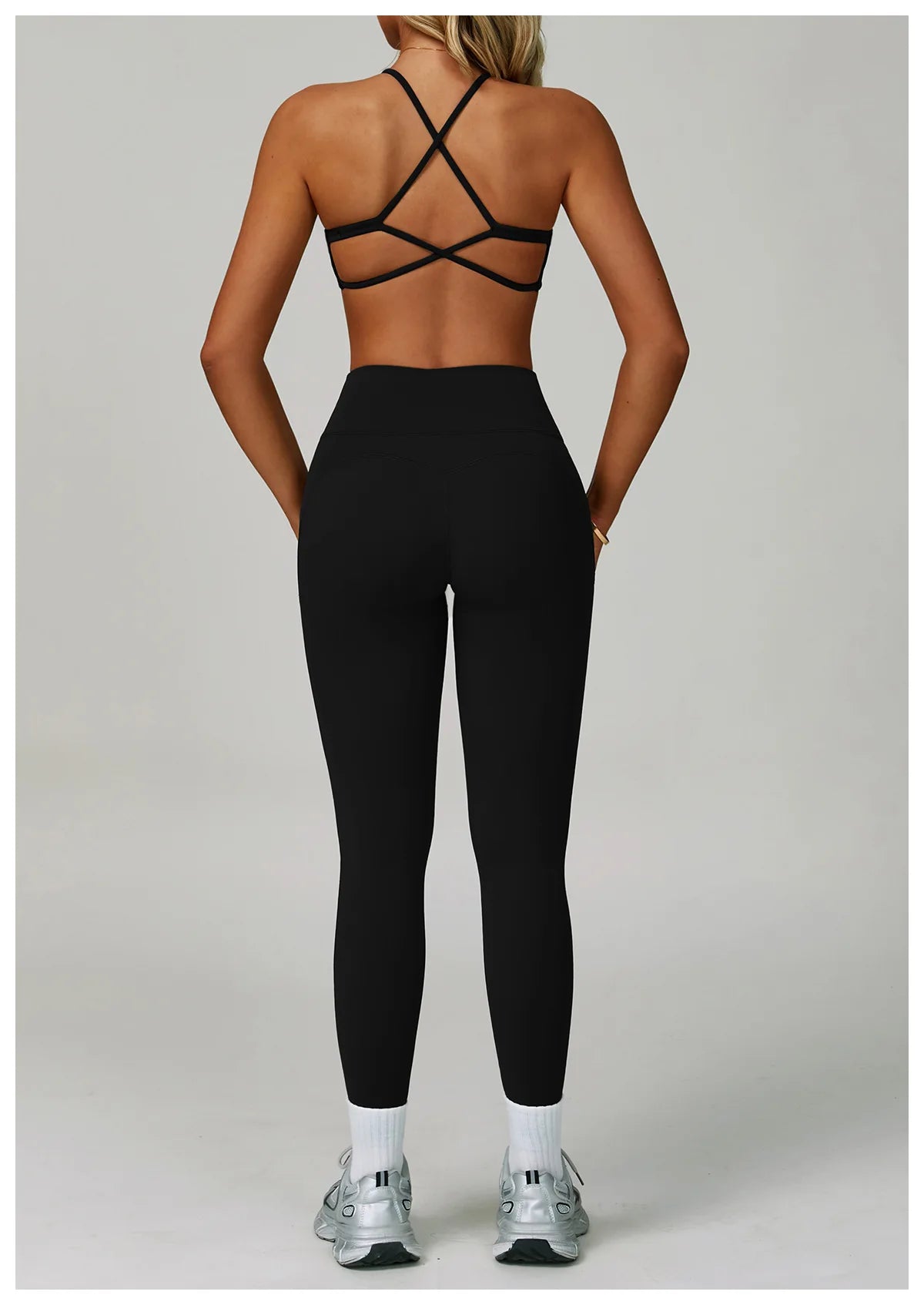 2Pcs Sets Women's Tracksuit Fitness Clothes Yoga Sets Sportswear Workout Bra High Waist Leggings Set Gym Clothing Sports Suits