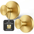 New Suction Cup Hooks Stainless Steel Waterproof Bathroom Shower Wall Mount Punch-free Reusable Strong Adsorption Hook Holders