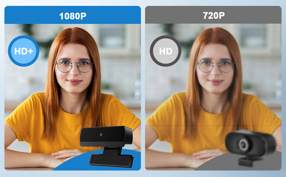 HD 1080P Web Camera USB Web Camera with Microphone Autofocus Camera PC Computer Laptop Live Streaming Webcam for Video Calling