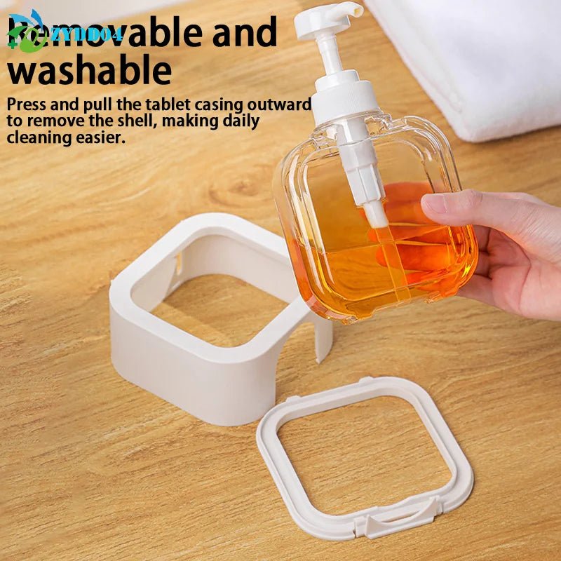 ●300/500ml Bathroom Soap Dispensers Refillable Lotion Shampoo Shower Gel Holder Portable Travel Dispenser Empty Bath Pump Bottle