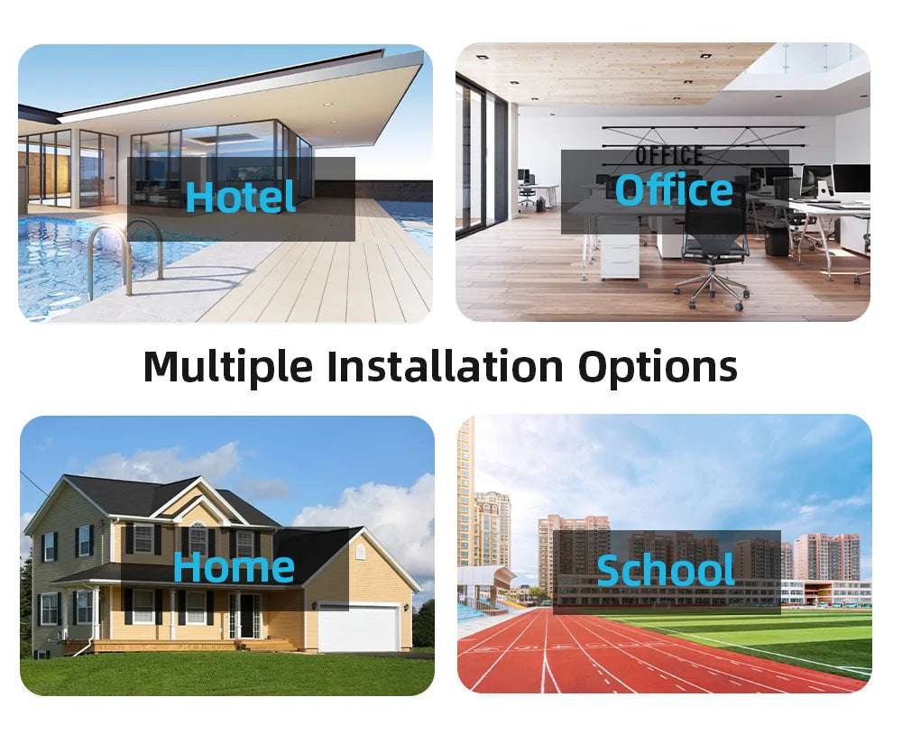 Wifi Surveillance Cameras 4K Waterproof Outdoor Wireless Security Camera Dual Lens Security-Protection ICsee IP Camera AI Track