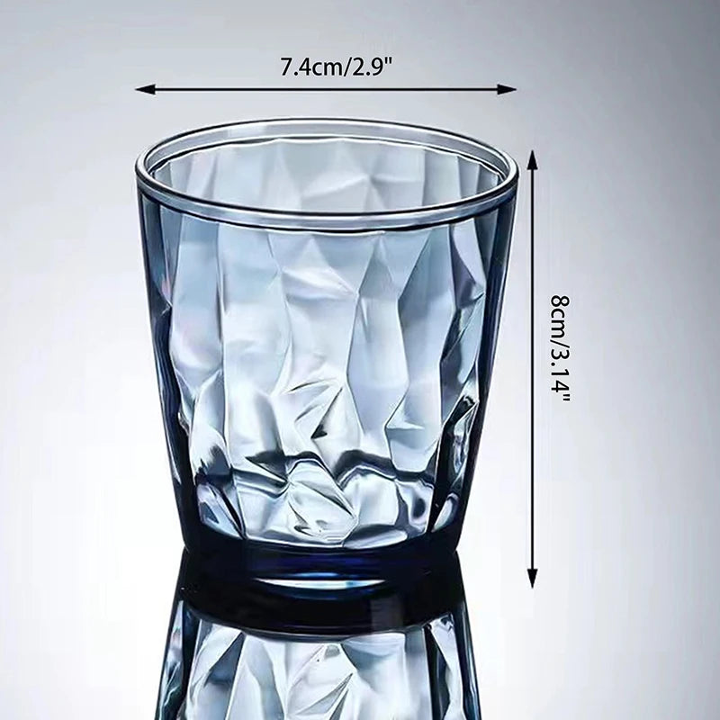 Acrylic Drinking Glasses Shatterproof Water Tumblers Unbreakable Reusable Beer Champagne Cup Dishwasher Safe For Party