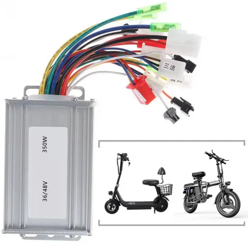 Electric Bicycle Accessories 36V/48V Electric Bike 350W Brushless DC Motor Controller For Scooter